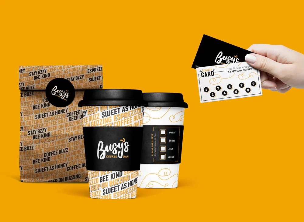 Busy’s Coffee Bar – Collateral