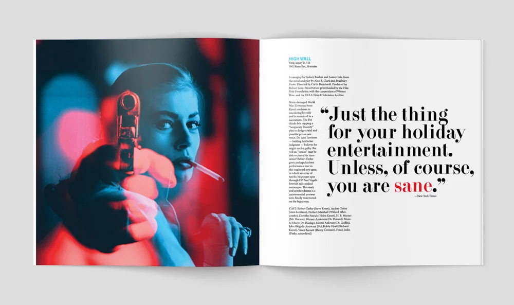 ‘The Big Combo’ Print Booklet Spread