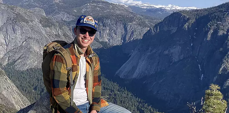 Image for news story: Adventurer fights fires in national parks