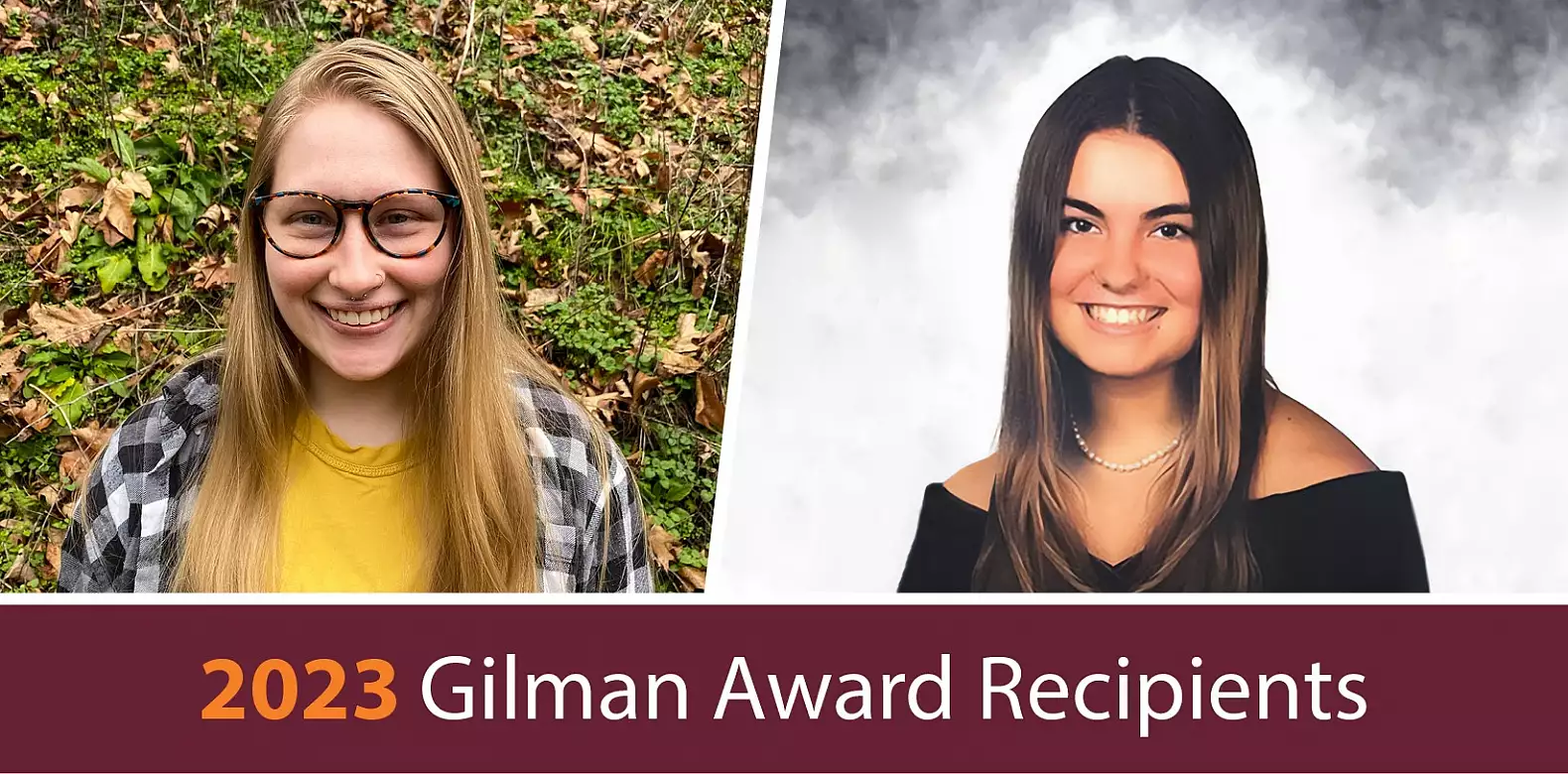 Image for news story: Two Students Awarded Prestigious Study-Abroad Scholarships