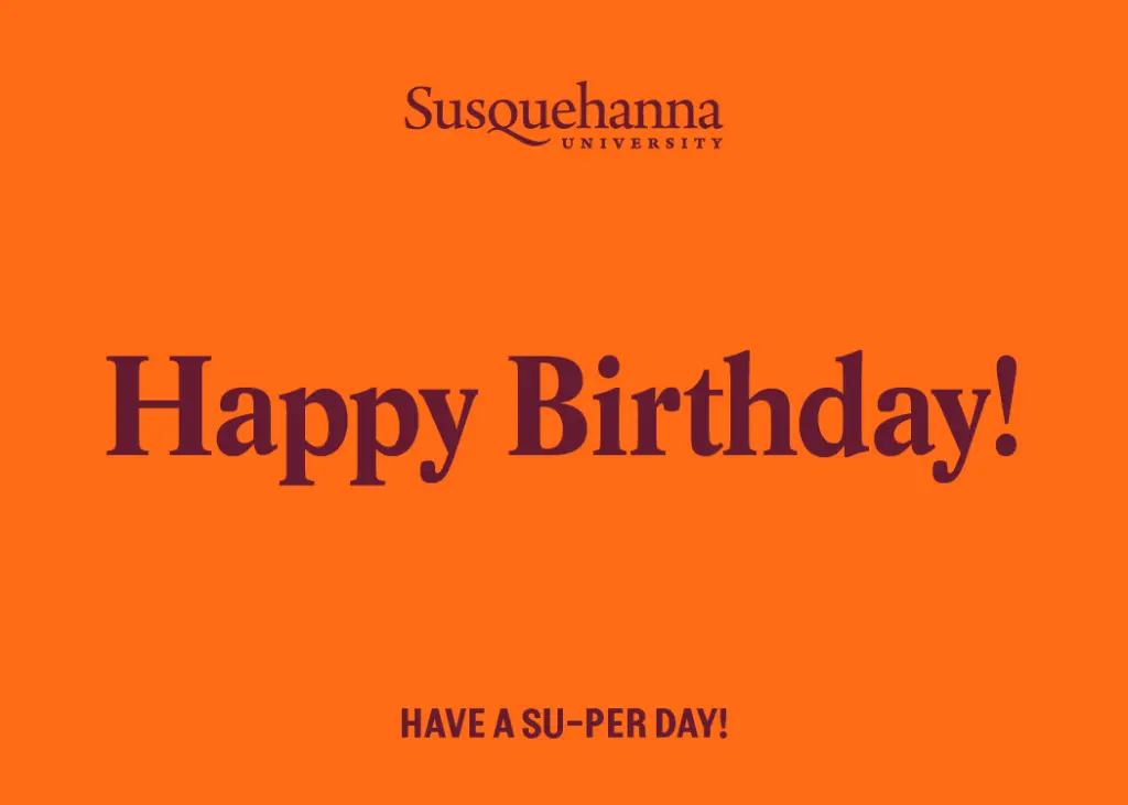 Orange background with 