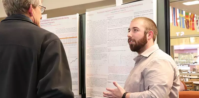 Image for news story: Students Present Research at Senior Scholars Day