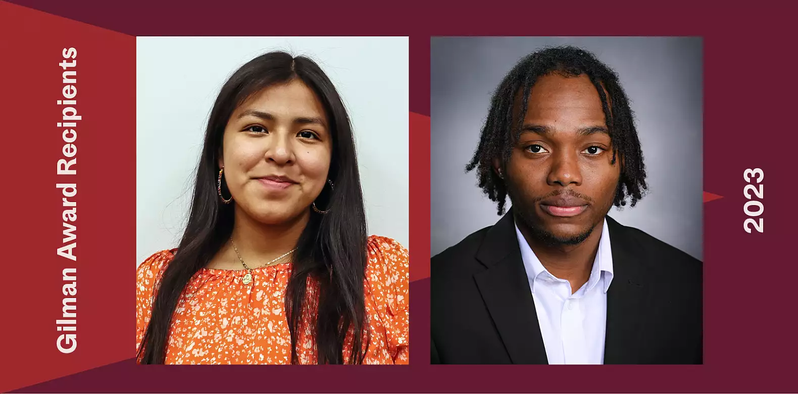 Image for news story: Two awarded study-abroad scholarships