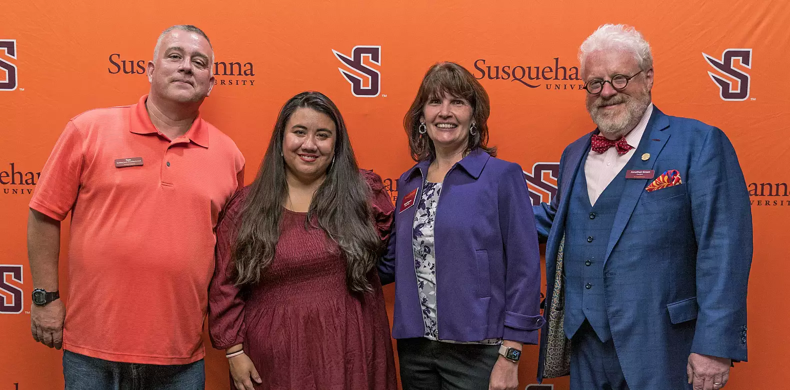 Image for news story: Three honored for service to university