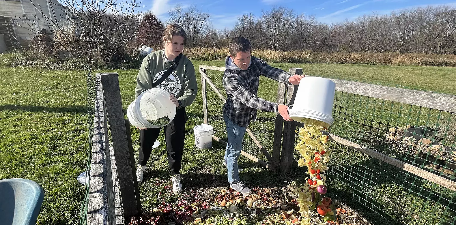 Image for news story: Campus-wide sustainability collaboration reduces waste