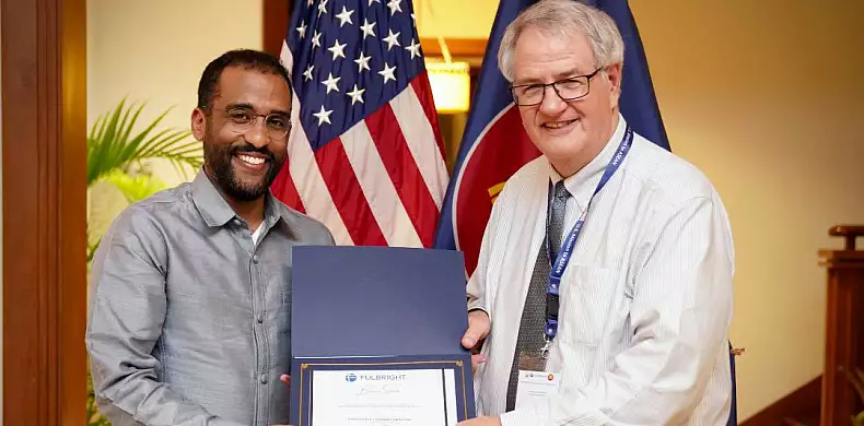 Image for news story: Psychology grad and 4-time Fulbrighter gives back to field, gains joy