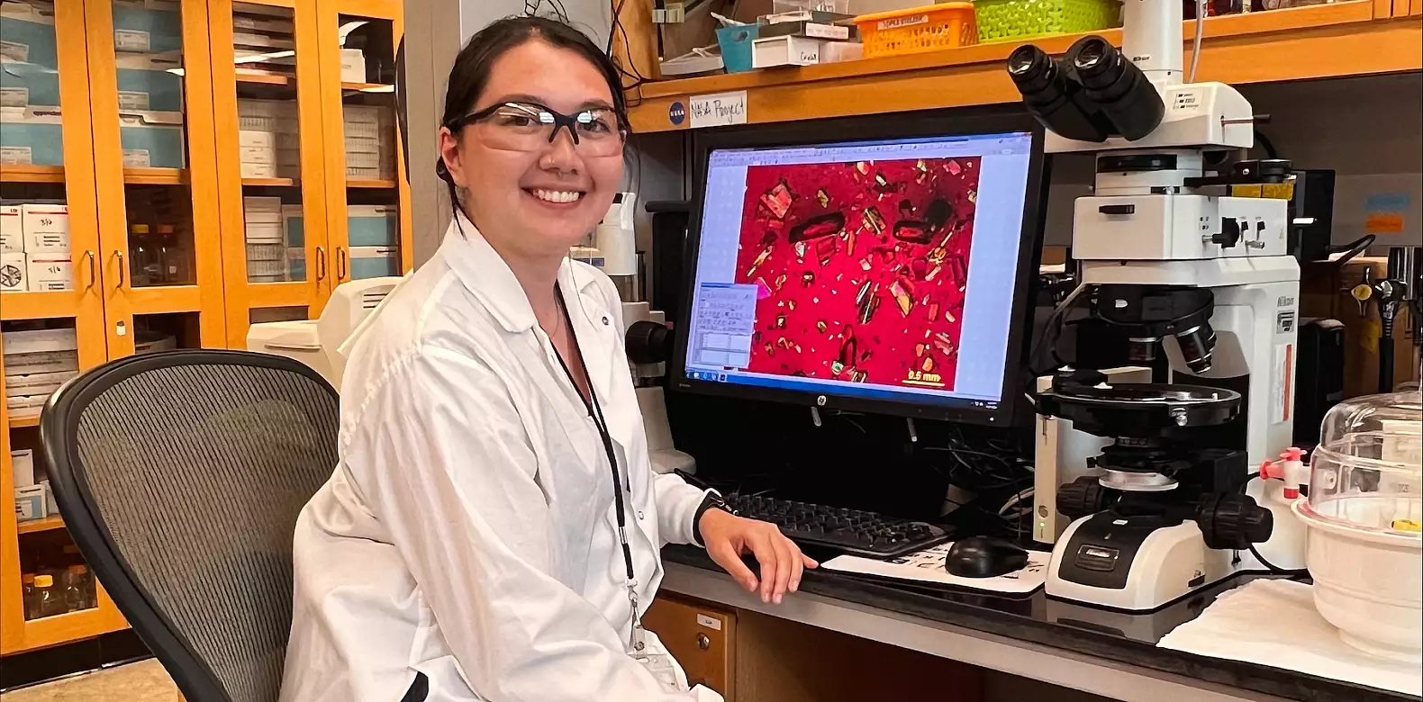 Image for news story: Chemistry major interning through National Science Foundation program