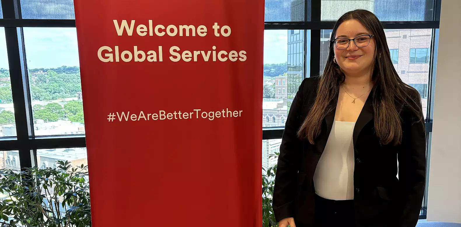 Image for news story: Economics, finance major gains corporate experience with Johnson & Johnson