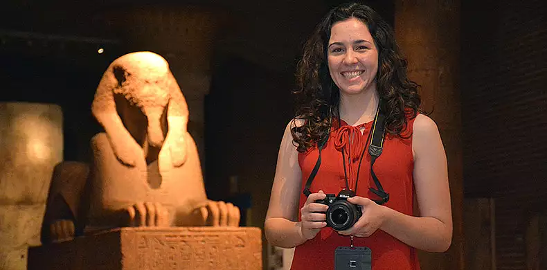 Image for news story: Alum Mentors Senior Intern at Penn Museum