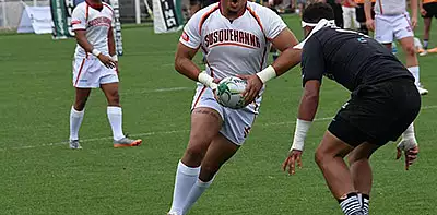 Image for news story: Ryheem Powell Tries Out for Rugby All-American Team