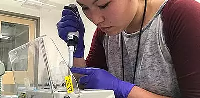 Image for news story: Research Internships Give Students a Look at Their Future