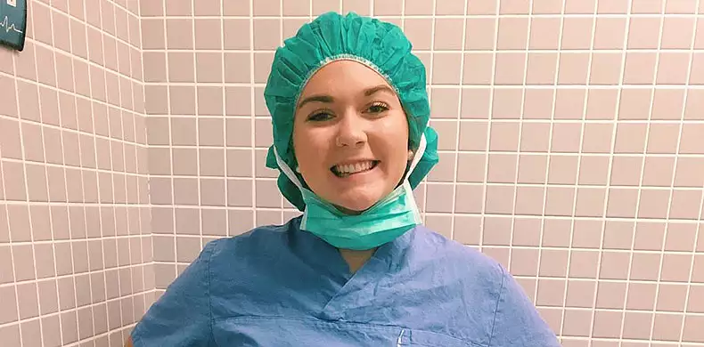 Image for news story: Senior Observes Wonder of Childbirth