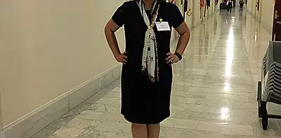 Image for news story: PoliSci Major Follows Girl Scouts to Washington