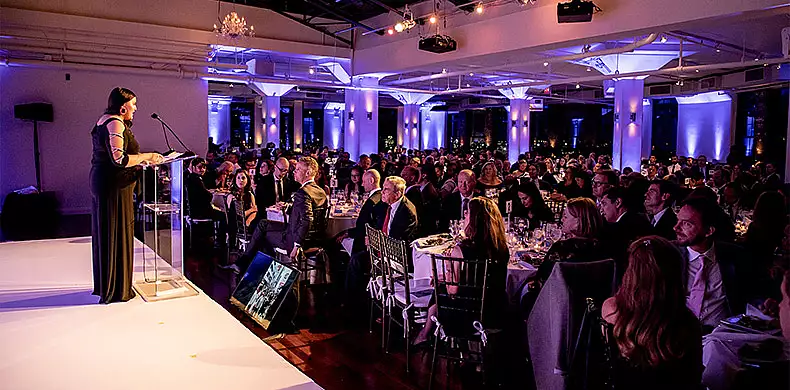 Image for news story: Student Shines During Address at NYC Gala