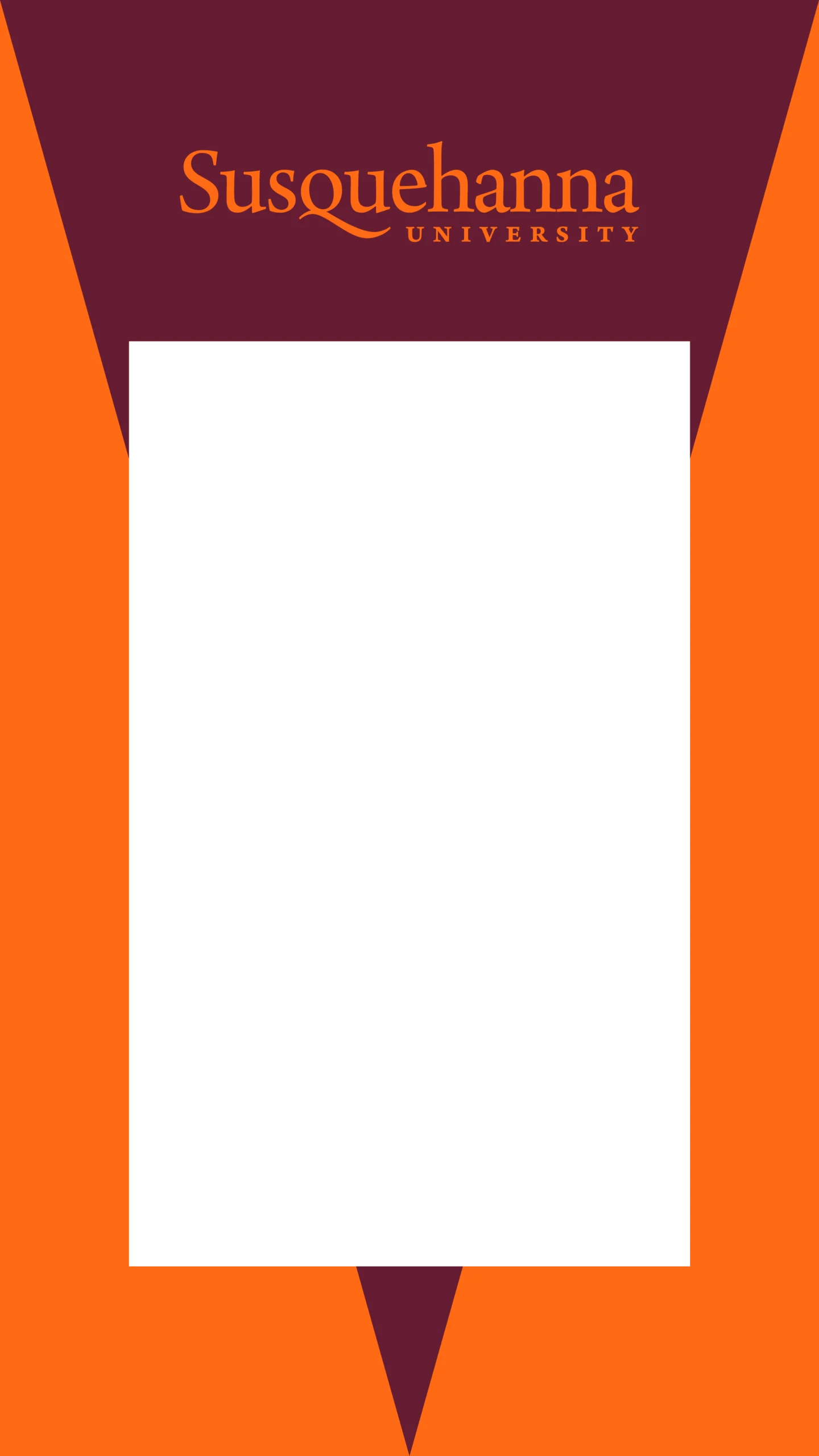 Orange and maroon frame with 