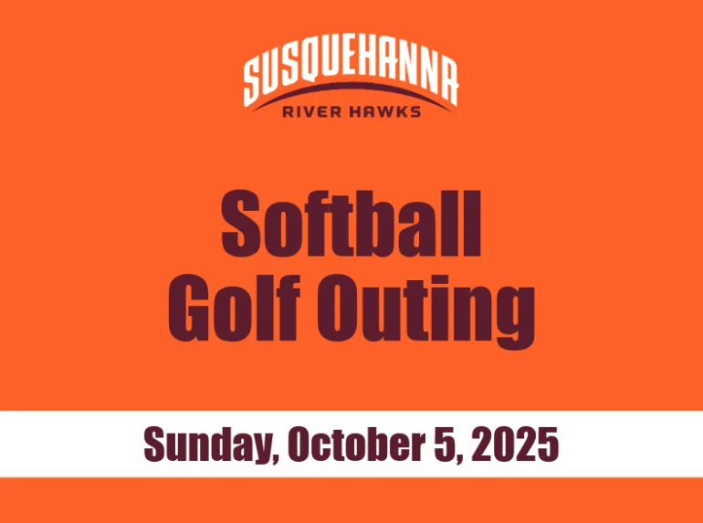 Orange graphic with white and maroon text: 